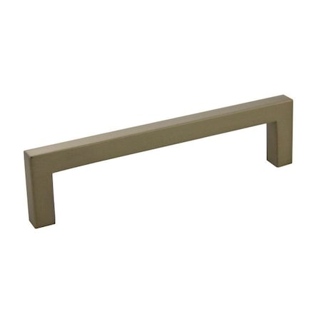 5-1/2 Modern Square Cabinet Pull With 5 Center To Center Rose Gold Finish